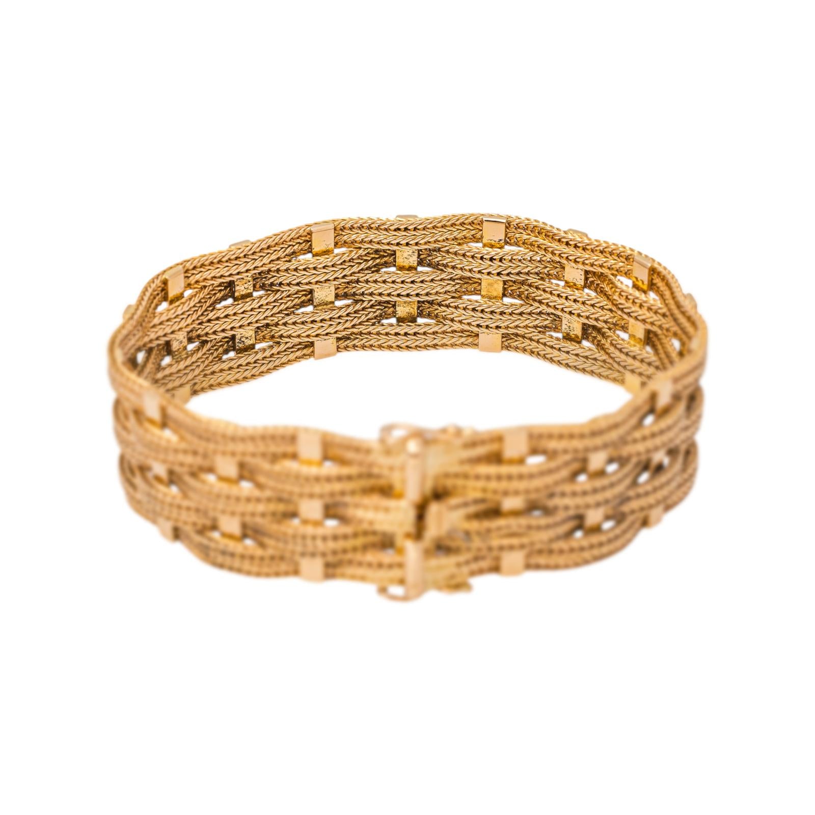 Bracelet Manchette Or rose