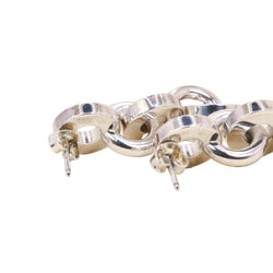 Boucles d'oreilles Pendantes HERMÈS "Voltige" en argent