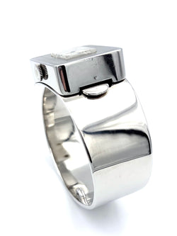 Montre HERMES  vintage en argent vers 1970