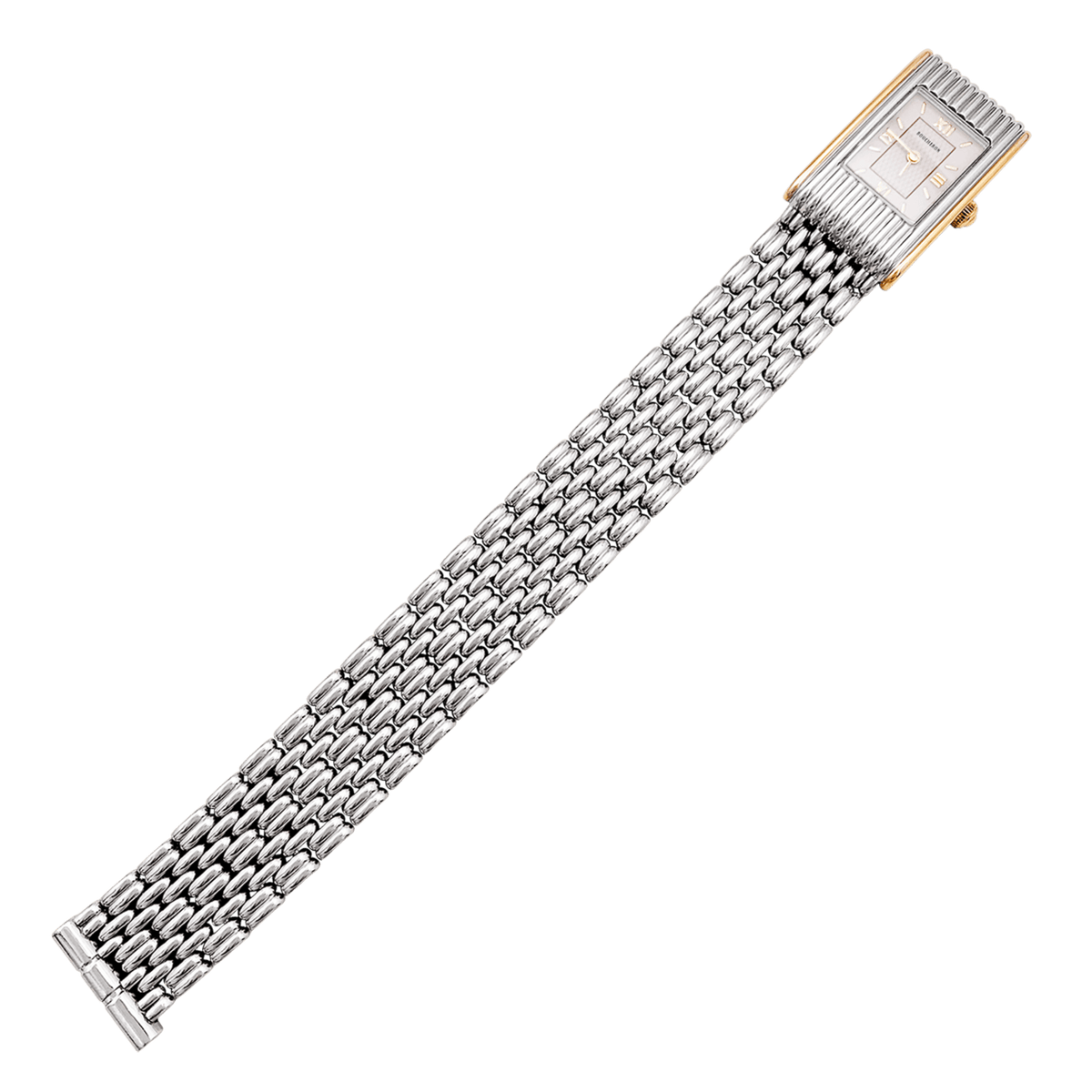 Montre BOUCHERON "Reflet" PM en acier et or jaune