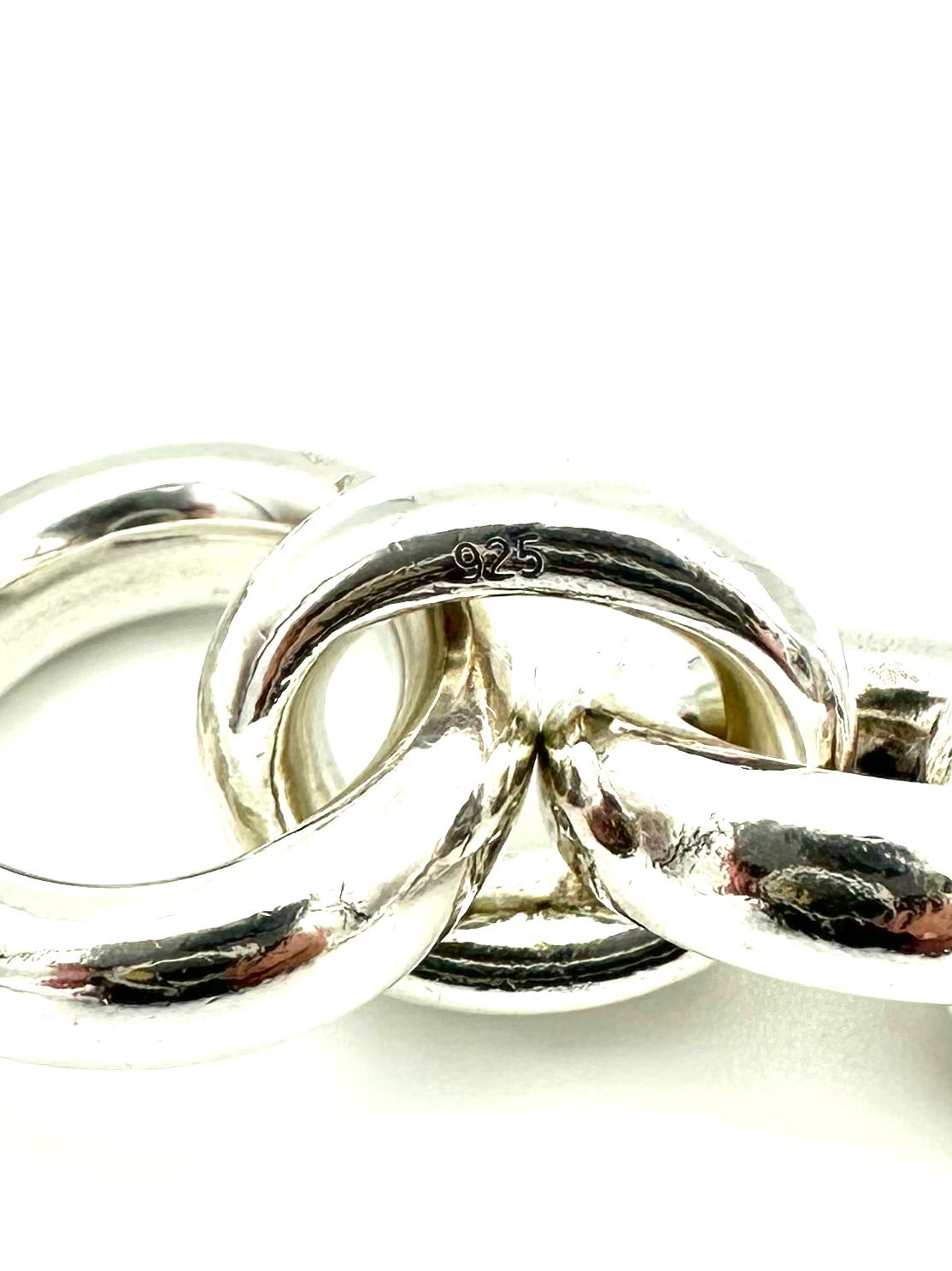 Bracelet Maille HERMÈS "Crescendo" en argent