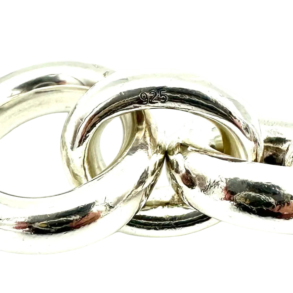Bracelet Maille HERMÈS "Crescendo" en argent