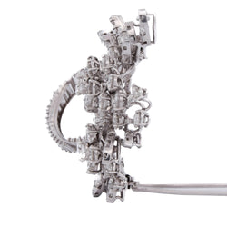 Broche en platine et diamants