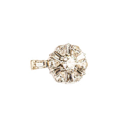 Pendentif en or blanc et diamants