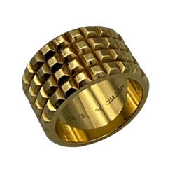 Bague Bandeau BOUCHERON "Clou de Paris" en or jaune