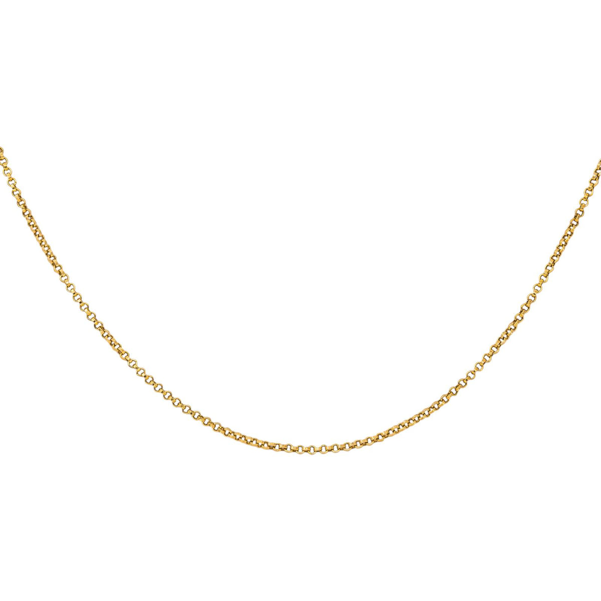 Collier maille Forçat Or jaune