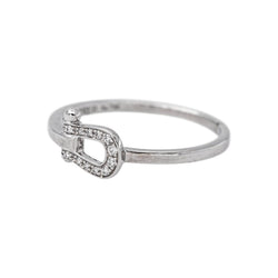 Fred Bague Force 10 Or blanc Diamant