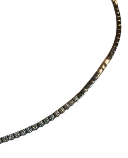 Collier Rivière en or blanc et diamants