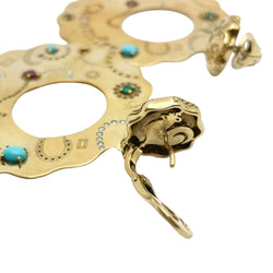 Boucles d'oreilles Pendantes CHANTECLER en or jaune