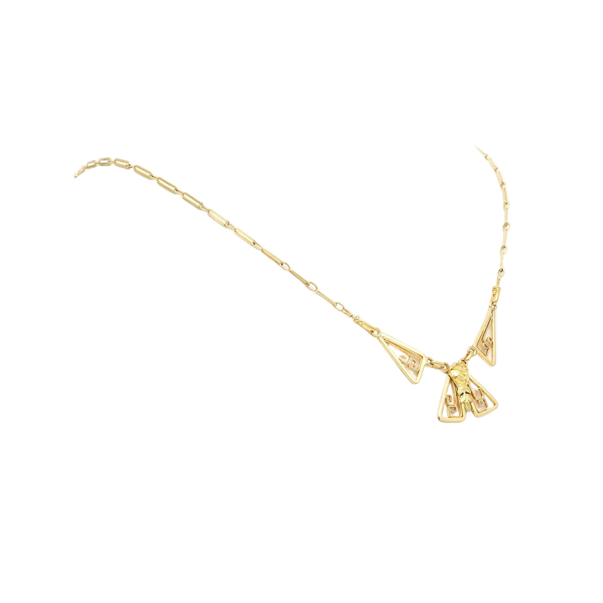 Collier Art Déco en or jaune