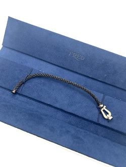 Bracelet Souple FRED "Force 10" GM en or blanc
