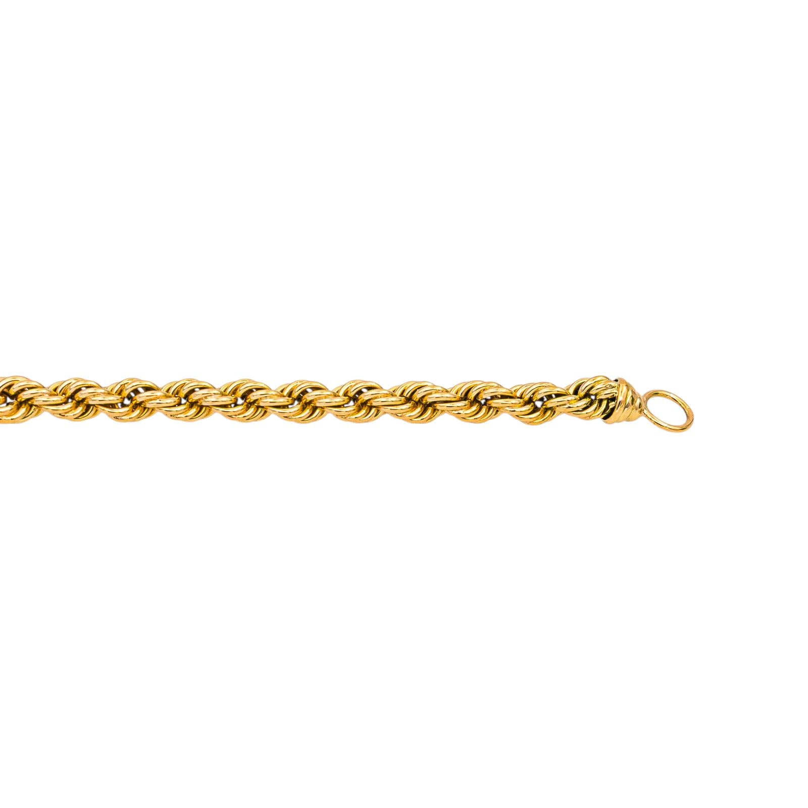 Collier Maille corde Or jaune