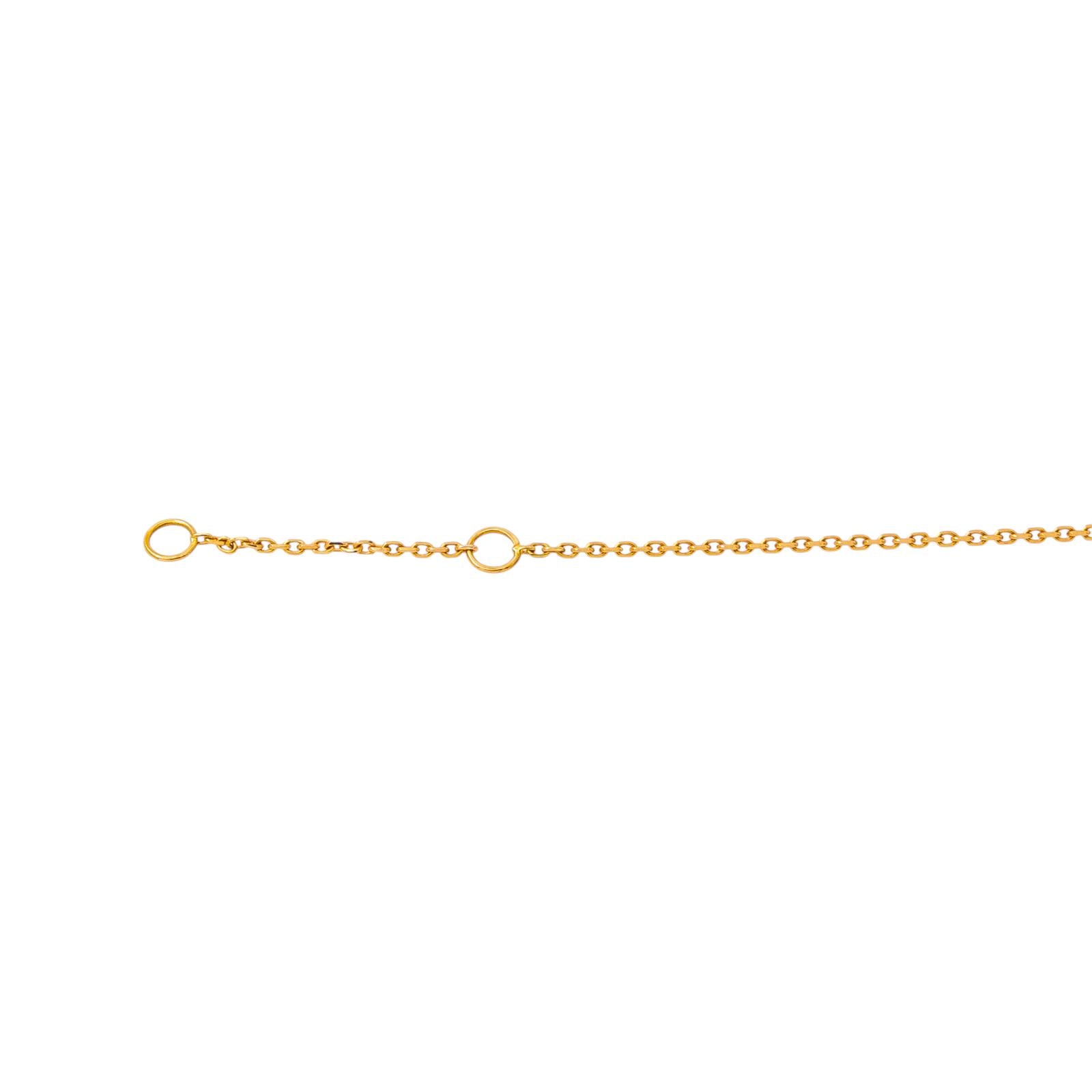 Cartier Collier Trinity Or jaune Saphir rose