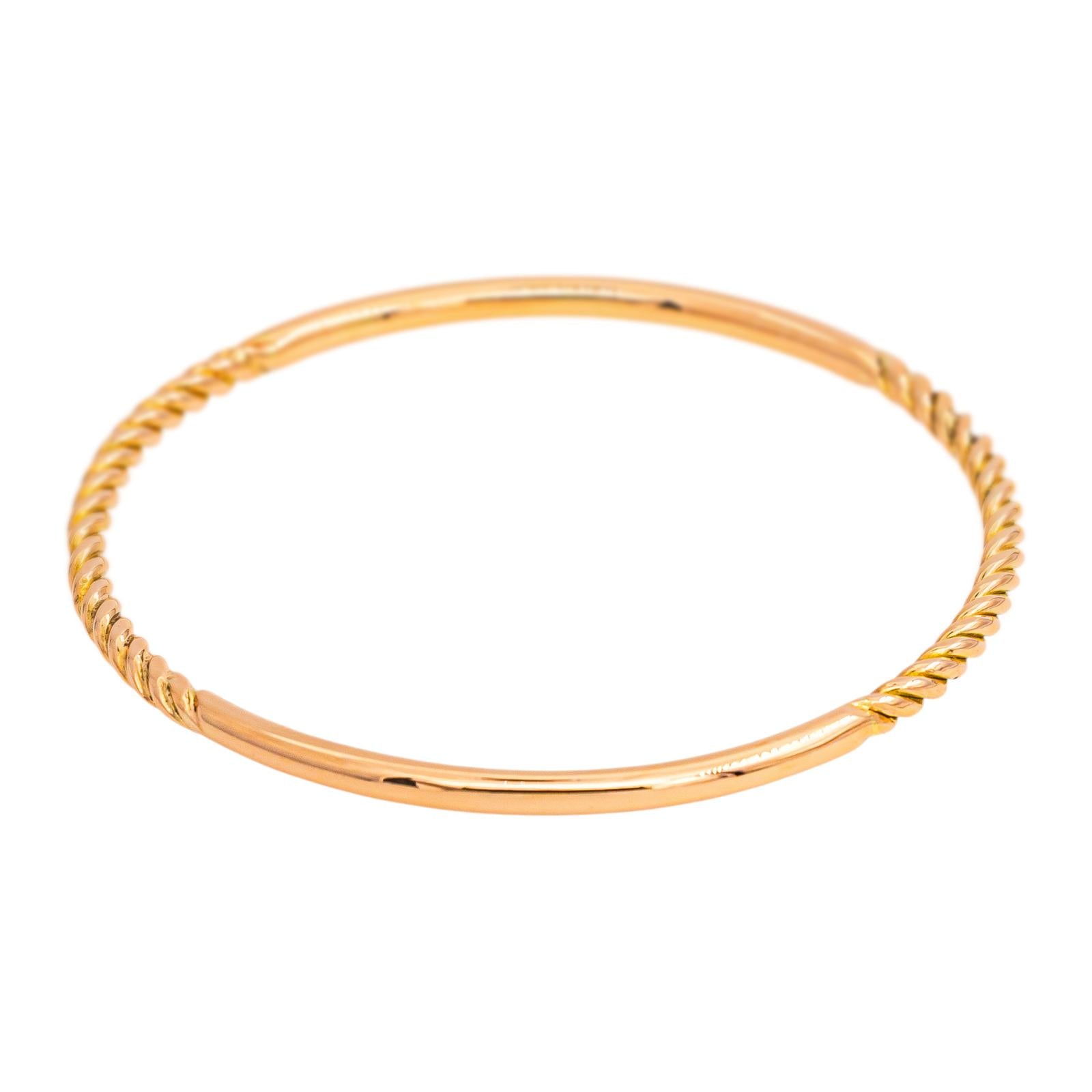 Bracelet Jonc Or rose