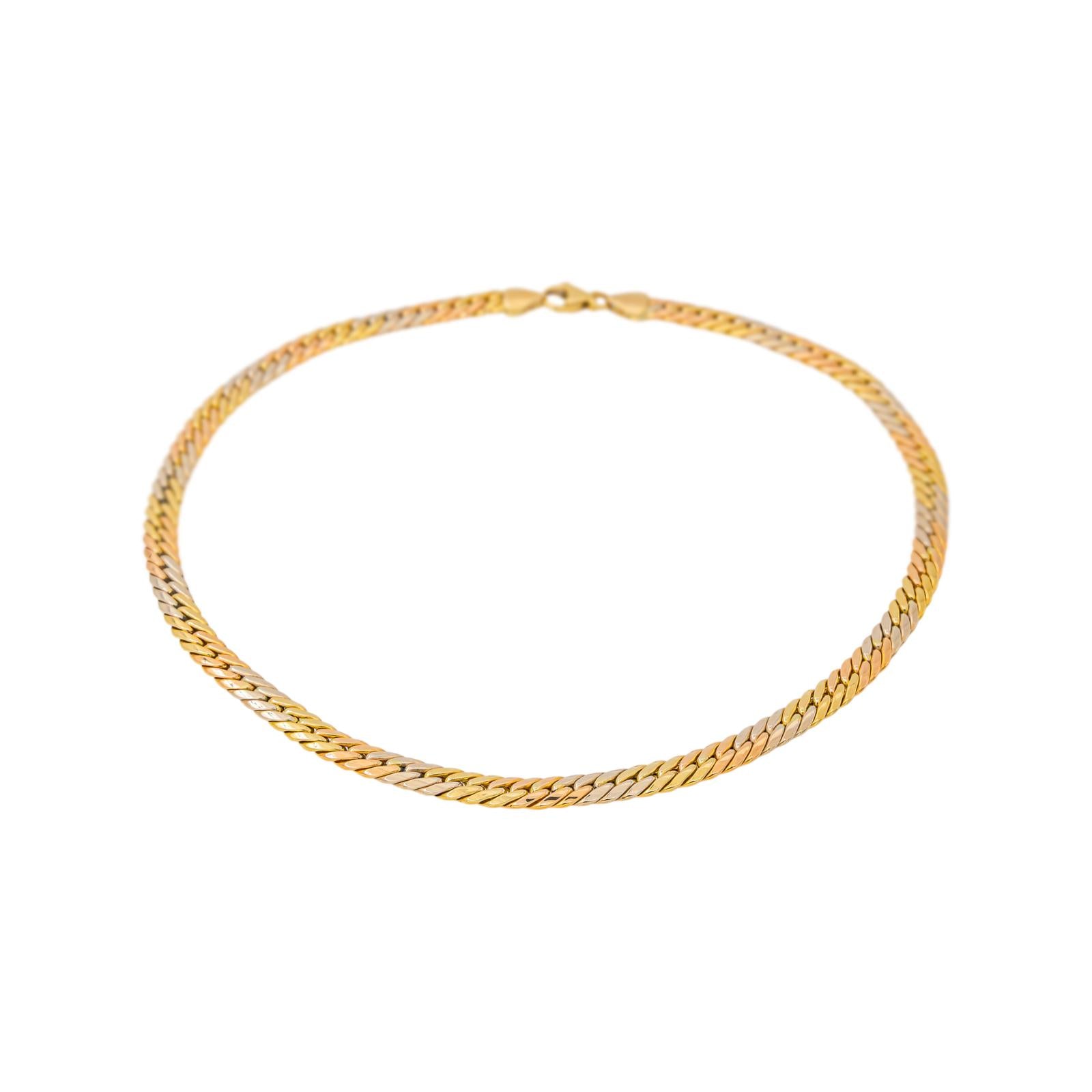 Collier Maille anglaise Or jaune