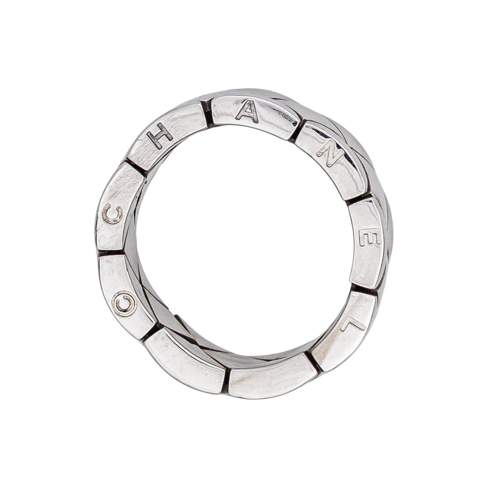 Chanel Bague Coco Crush Or blanc