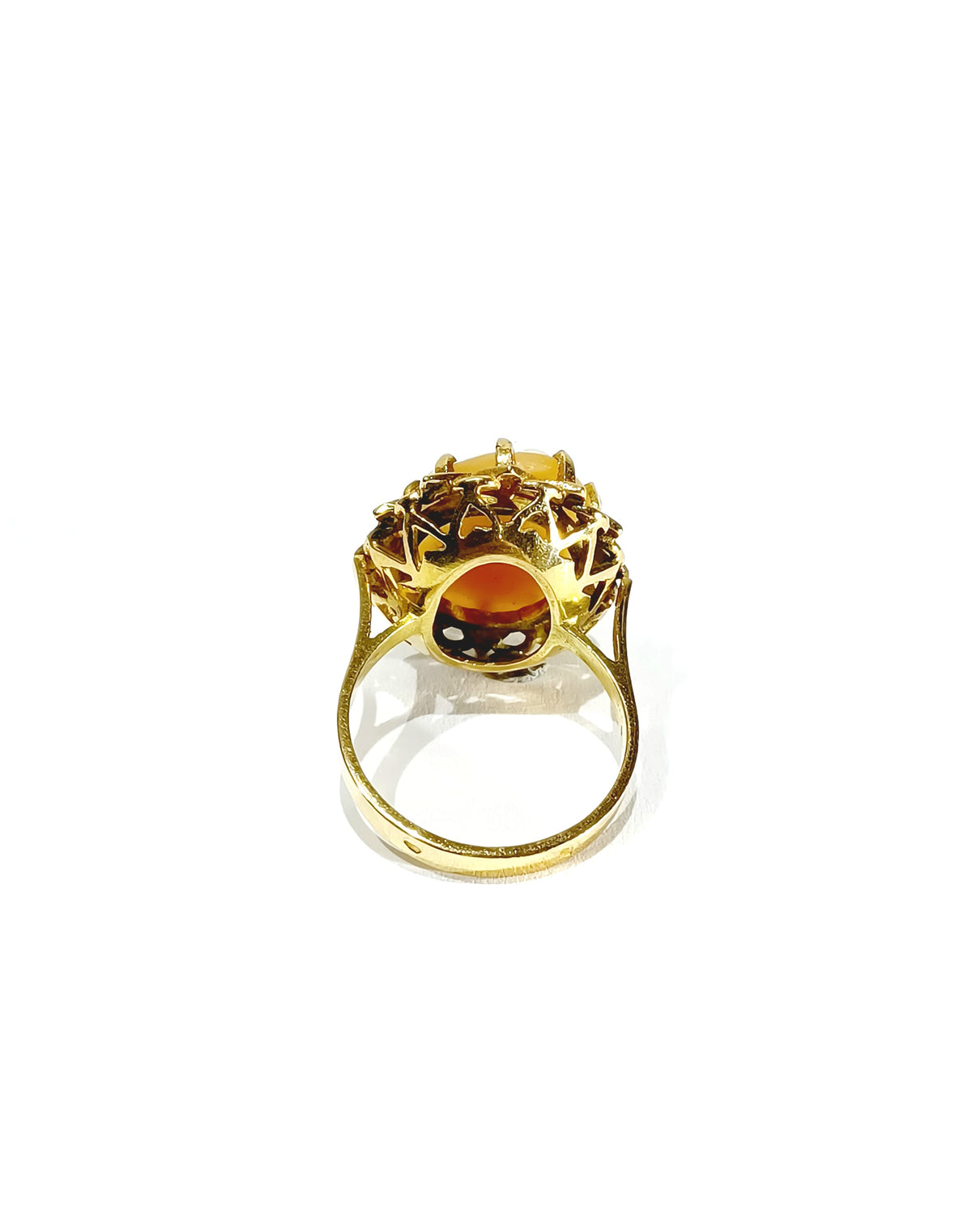 Bague Camée en or rose