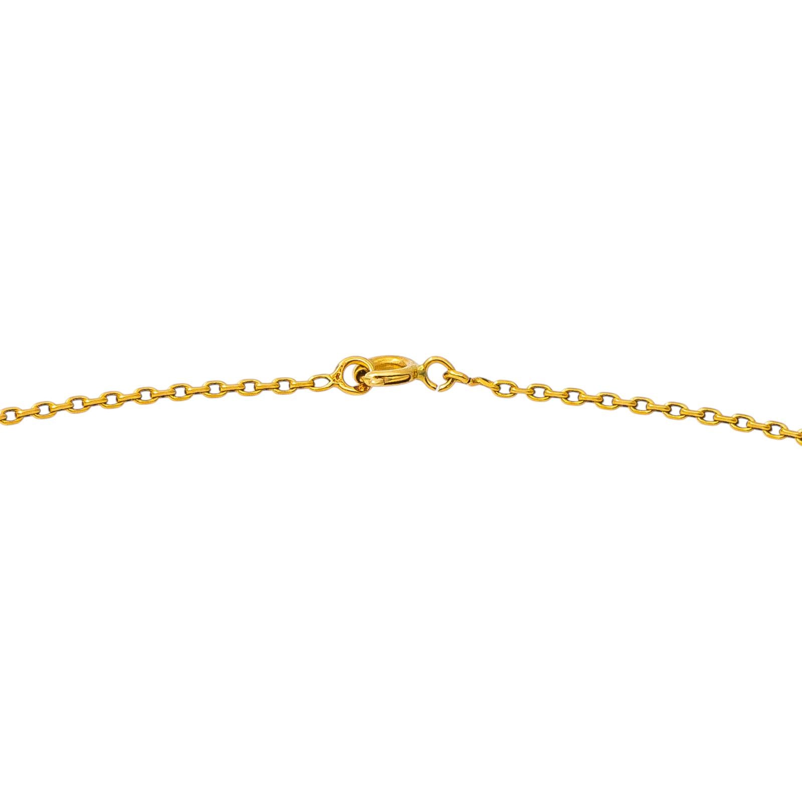 Collier  Maille forçat  Or jaune