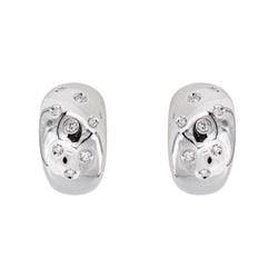 Boucles d'oreilles Or blanc Diamant