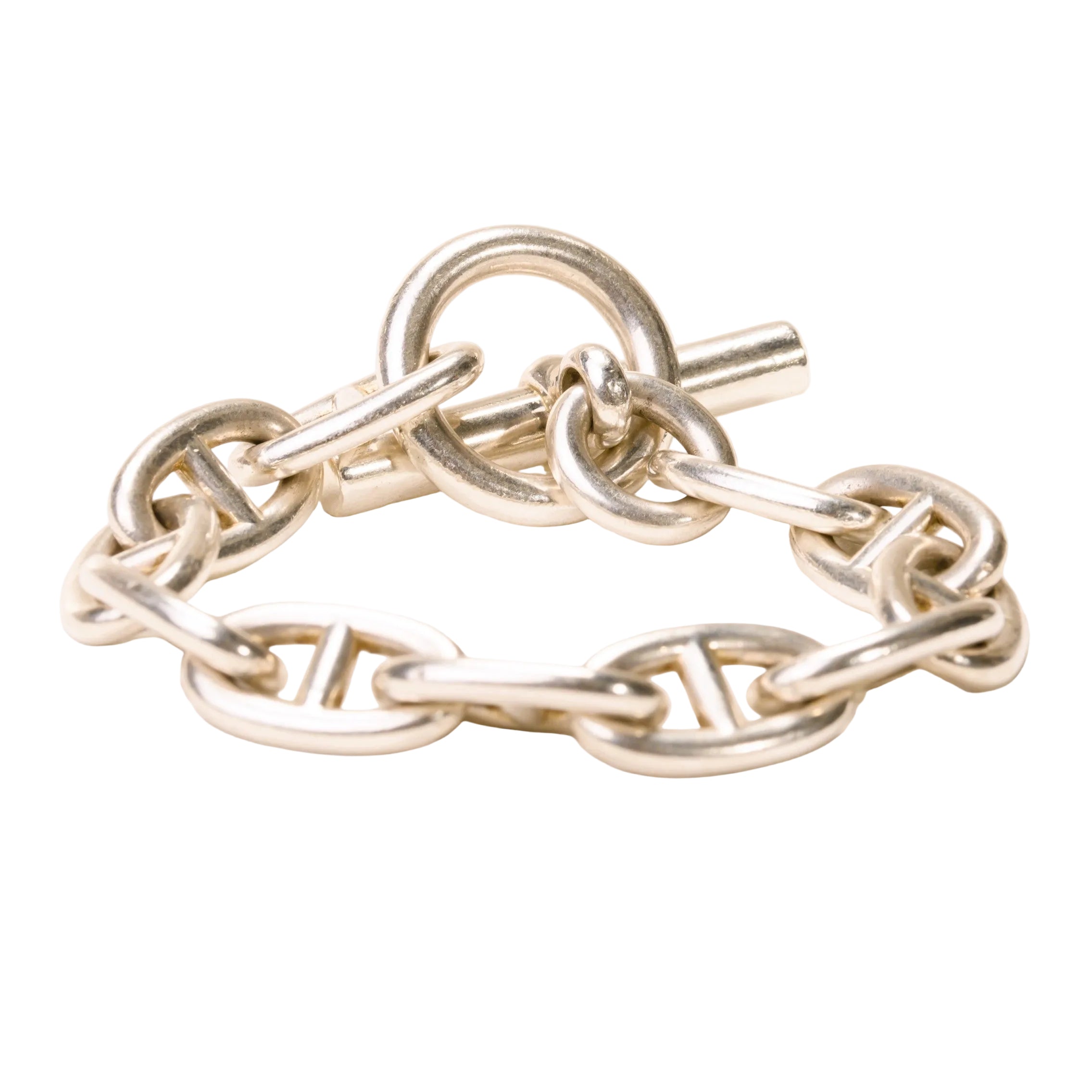 Bracelet Maille HERMÈS "Chaîne d'Ancre" en argent