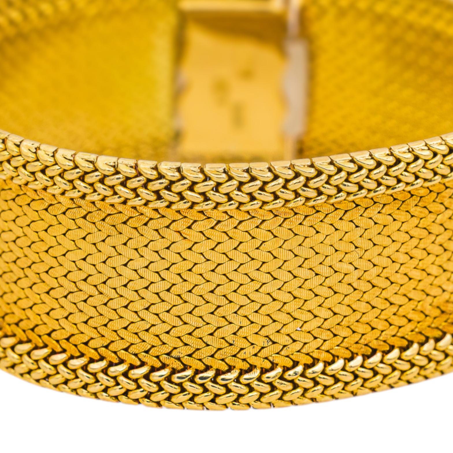 Bracelet Manchette Or jaune