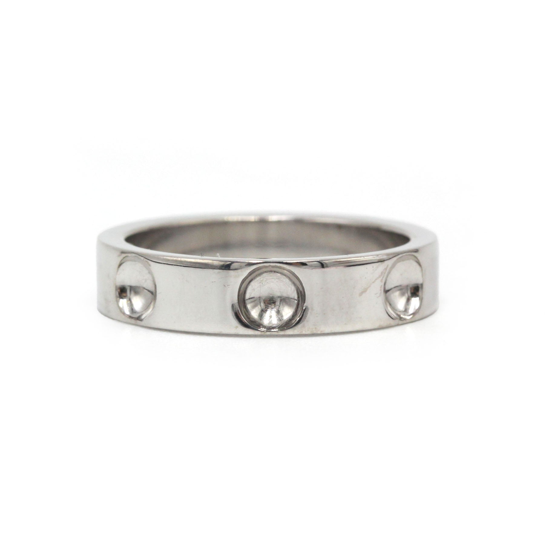 Bague Louis VUITTON "Empreinte" en or blanc