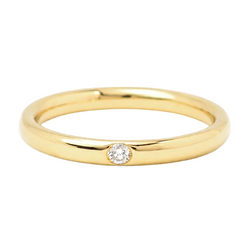 Bague Alliance POMELLATO "Lucciole" en or jaune et diamant
