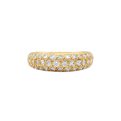 Bague Cartier, "Mimi", or jaune, diamants.