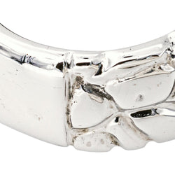 Bague Bandeau en or blanc et rubis