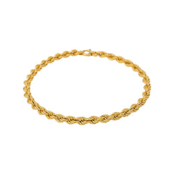 Collier Maille corde Or jaune