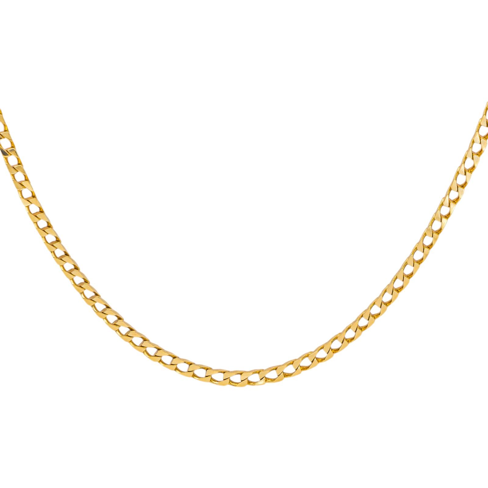 Collier Maille gourmette Or jaune