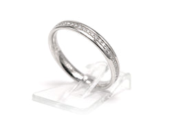 Bague Alliance TIFFANY & CO. en or blanc et diamants