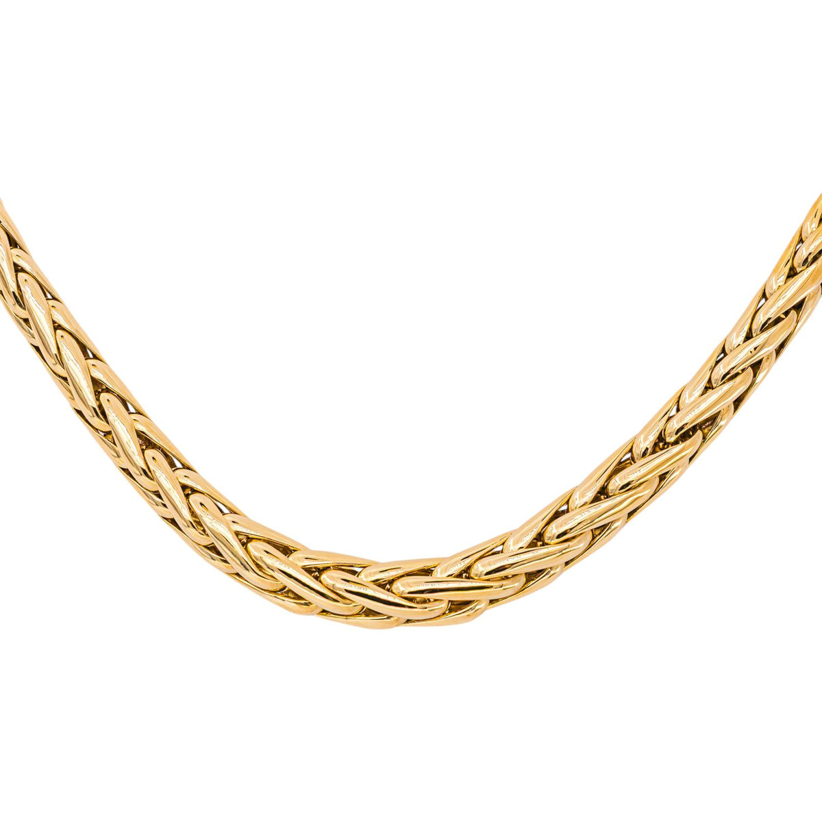 Collier Maille Palmier Or jaune