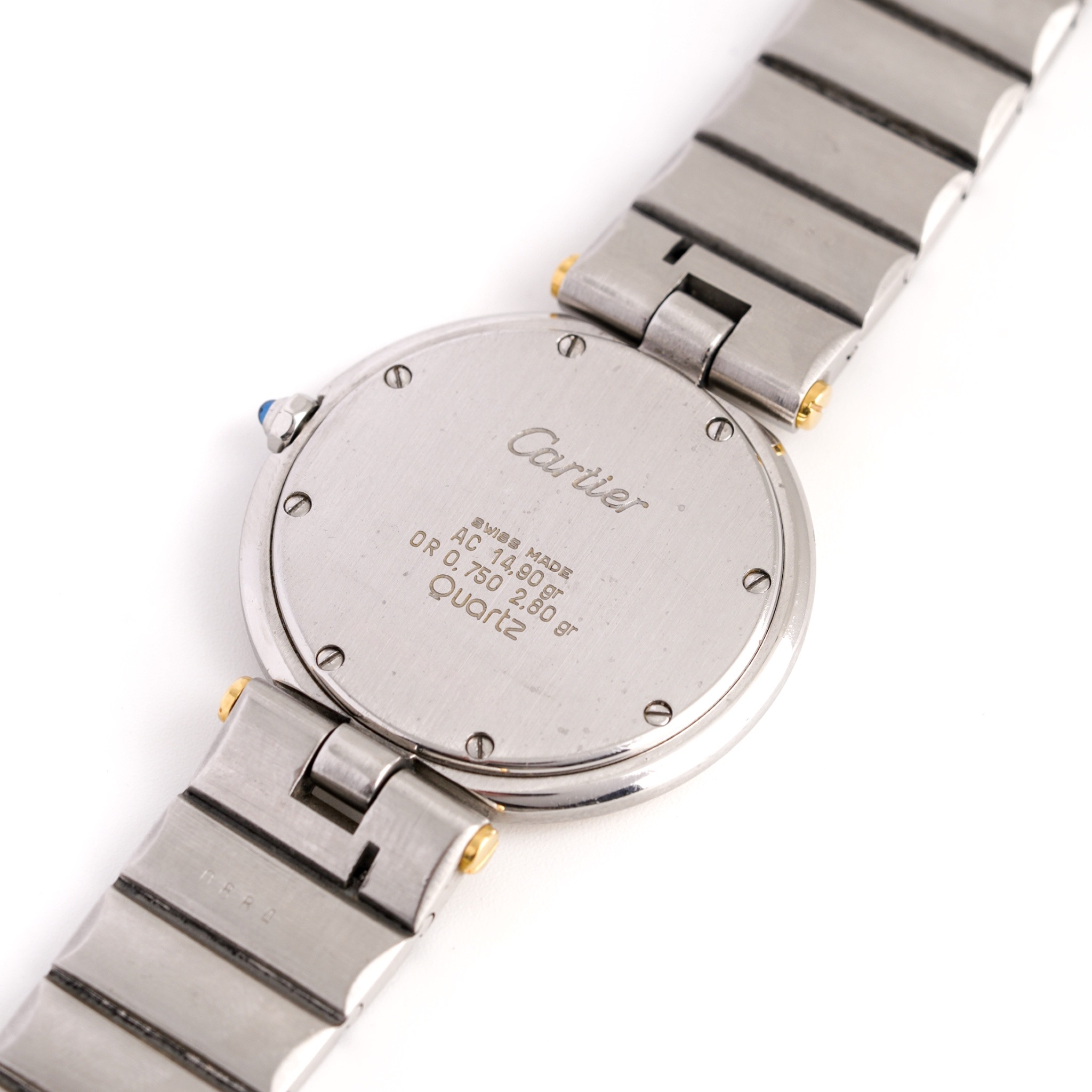 Montre CARTIER "Santos Vendôme" GM en or jaune et acier