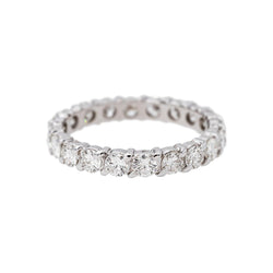 Bague Alliance américaine Or blanc Diamant