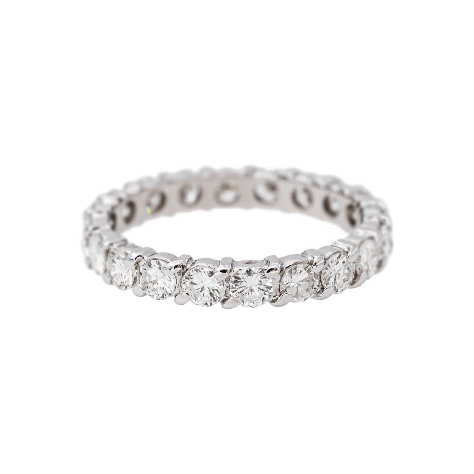 Bague Alliance américaine Or blanc Diamant