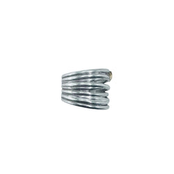 Bague MAUBOUSSIN "Kiff and Sun" en or jaune, argent et diamants