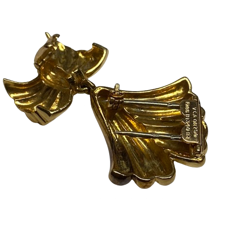 Broche Clip VAN CLEEF & ARPELS en or jaune