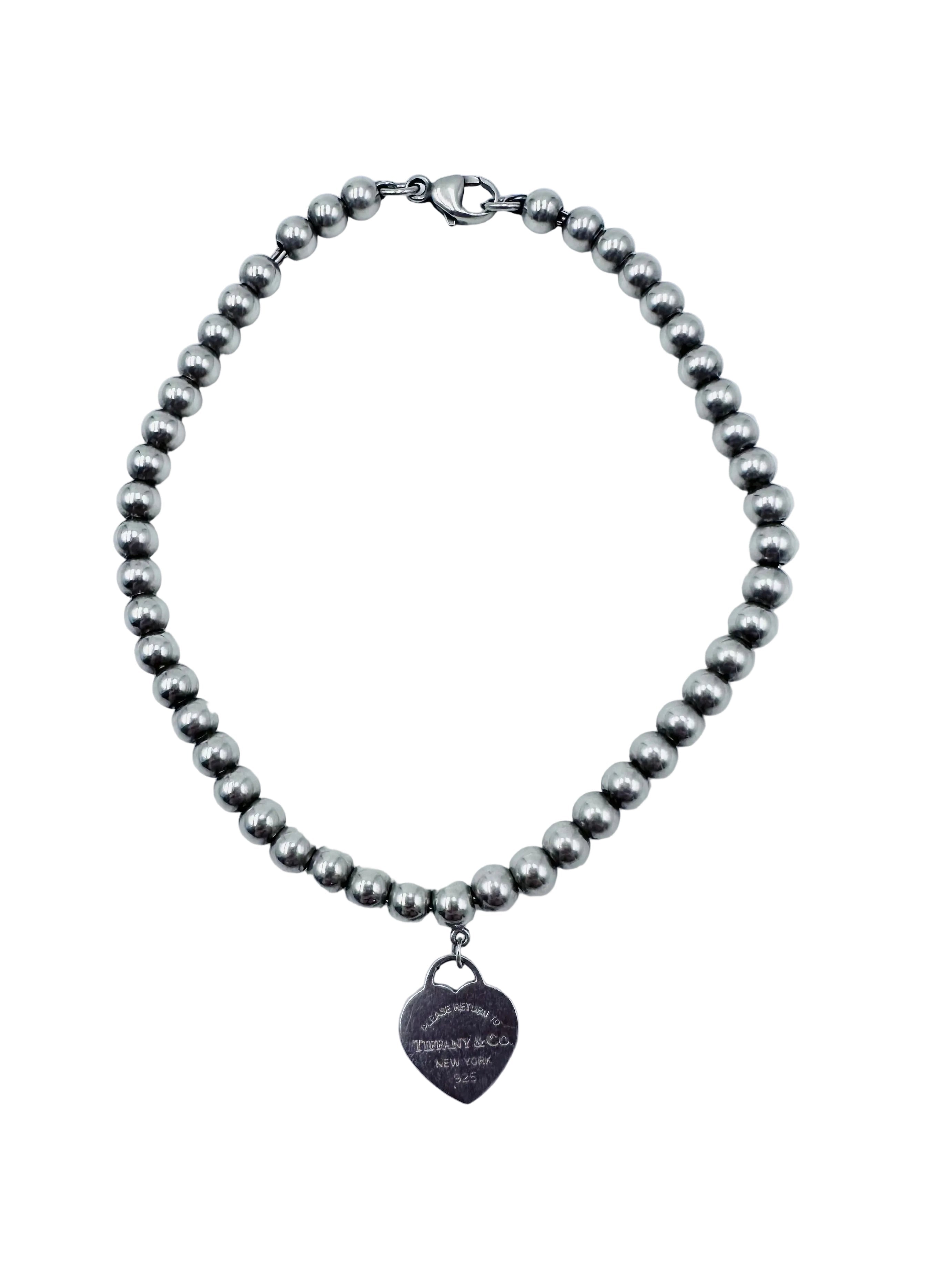 Bracelet Perles TIFFANY & CO. "Return to Tiffany" en argent