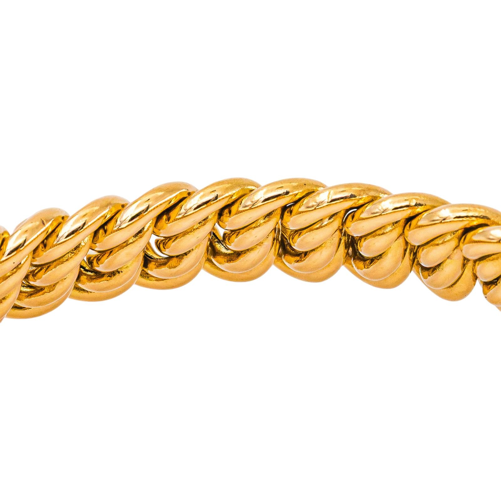 Bracelet Maille en or jaune