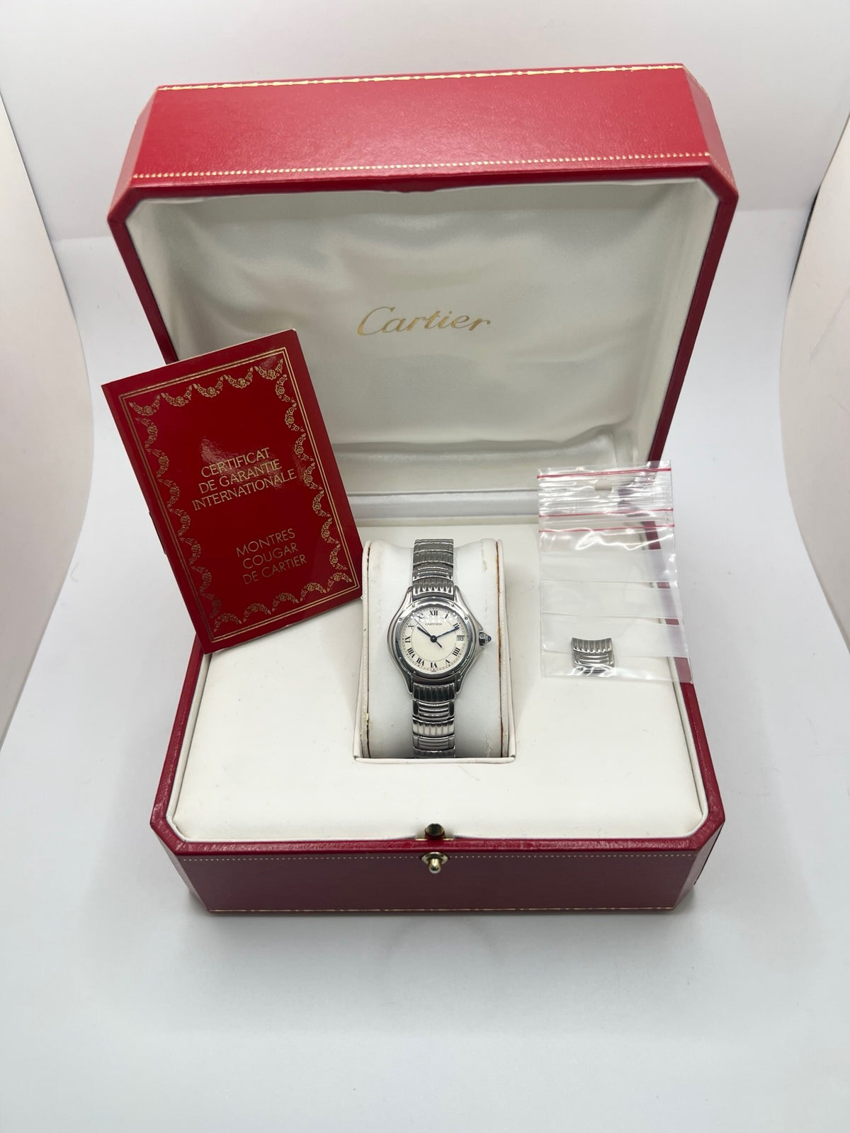 Montre CARTIER "Cougar" en acier