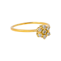 Bague Marguerite Or jaune Diamant