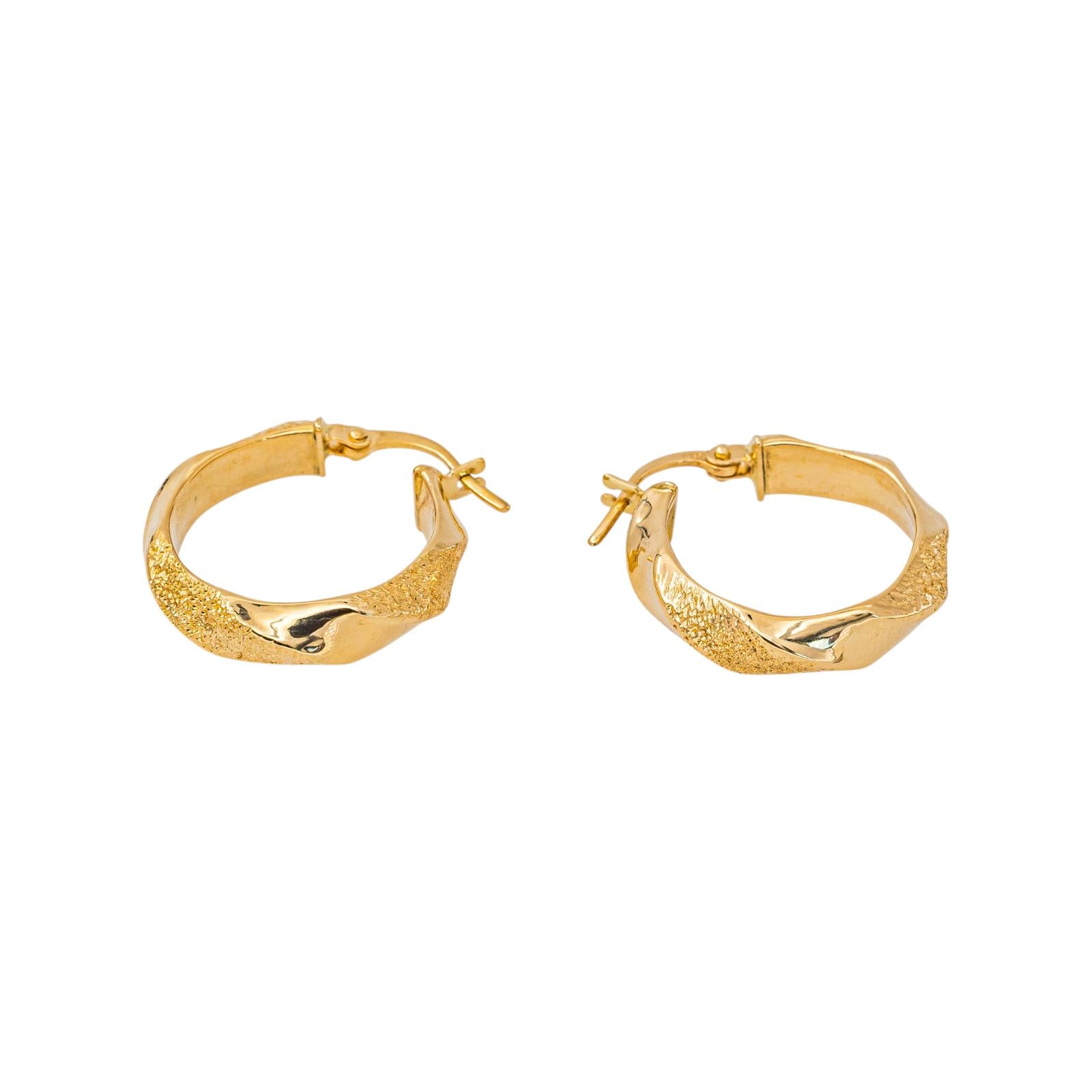 Boucles d'oreilles Créoles Or jaune