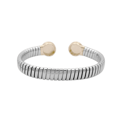 Bracelet Bulgari, "Bulgari-Bulgari", acier, or jaune et onyx. 35154