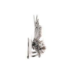 Boucles d'oreilles Clips en or blanc et diamants