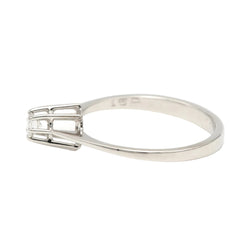 Bague Solitaire en or blanc et diamant