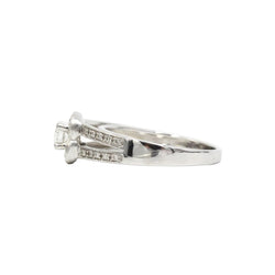Bague Solitaire MAUBOUSSIN "Chance of Love n°2" en or blanc et diamants