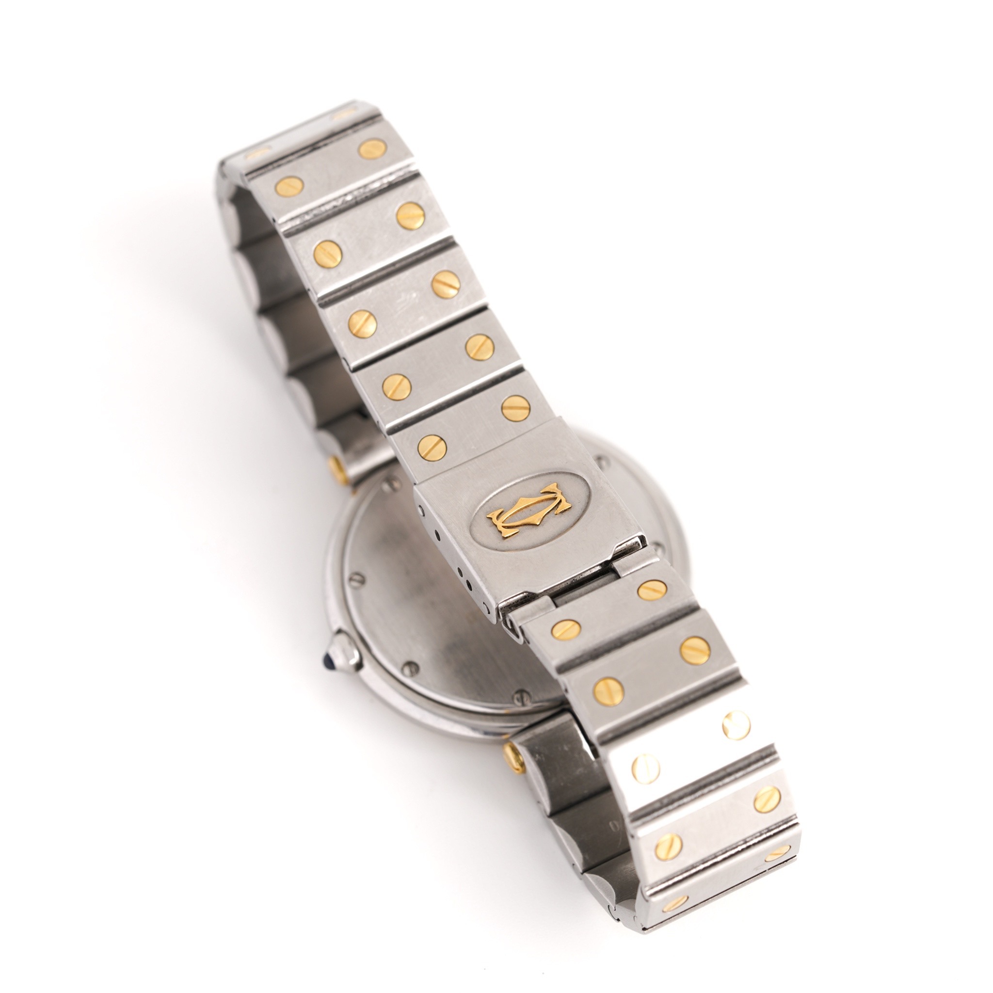 Montre CARTIER "Santos Vendôme" GM en or jaune et acier
