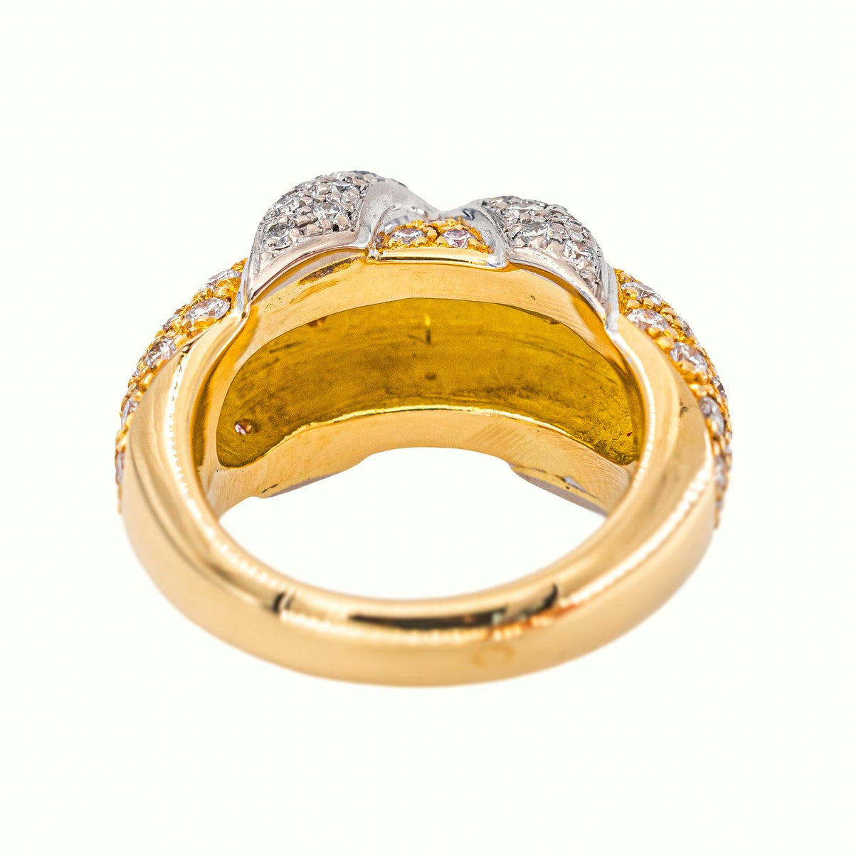 Bague  Jonc  Or jaune  Diamant