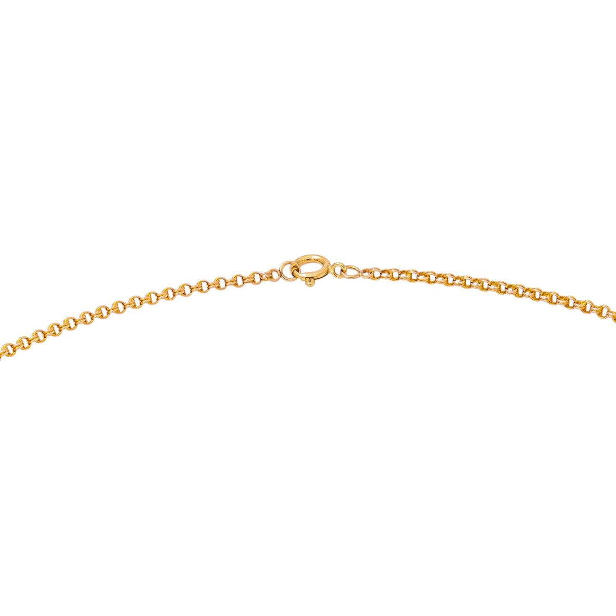 Collier maille Jaseron Or rose